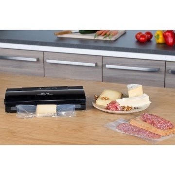 Aparat de vidat Tefal VacuPack Classic VT254070, 110 W, functie de sigilare si vidare automata, 2 programe, negru - Img 8