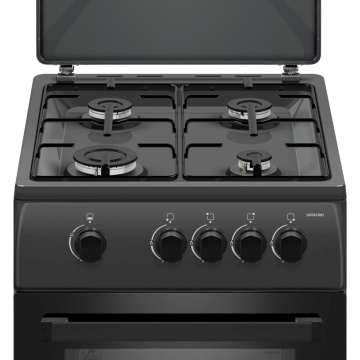 Aragaz Samus SM561BBS, 4 arzatoare gaz, arzator Wok, grill gaz, aprindere electrica, timer, geam dublu Low-e, Antracit, Resigilat - Img 3