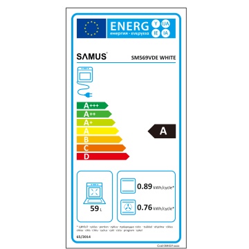 Aragaz Samus SM569VDE White - Img 2