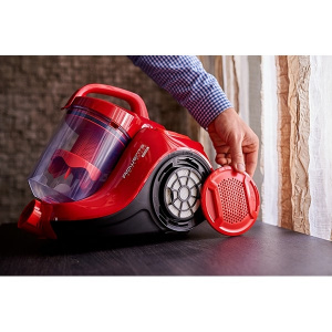 Aspirator fara sac ROWENTA Swift Power Cyclonic RO2913EA, 1.2l, 750W, 77dB, rosu-negru - Img 7