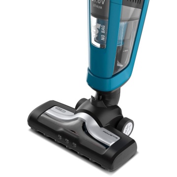 Aspirator vertical fara fir 2 in 1 Dual Force Cyclonic Rowenta RH6751WO, 48W, 21.6 V, 2 viteze, autonomie 75 min, recipient 0.6 l, albastru/negru - Img 4