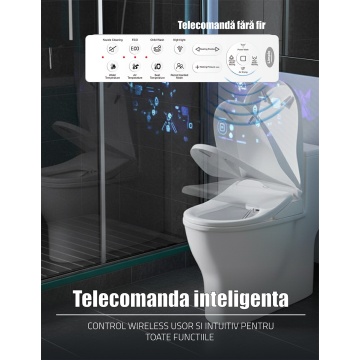 Capac wc smart Limpio WSB-1050RC electric cu functie bideu si telecomanda - Img 17