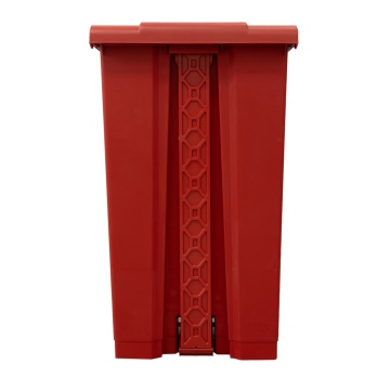 Cos de gunoi cu pedala de clasificare Limpio B2-010C-R, 68 L, 48 x 43 x 65.5 cm, Plastic, Rosu - Img 3