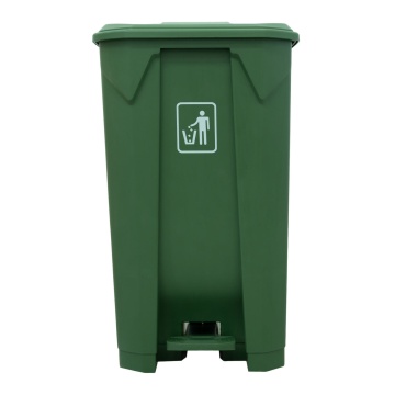Cos de gunoi cu pedala de clasificare Limpio B2-010D-V, 87 L, 48.5 x 42 x 82 cm, Plastic, Verde - Img 5