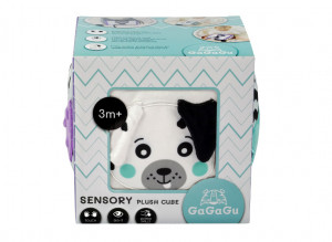 Cub senzorial de plus GaGaGu, cu activitati, 15 cm