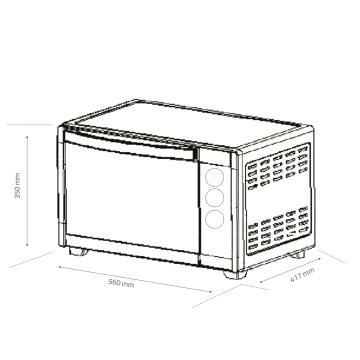 Cuptor electric Samus CS-45BC2 - Img 2