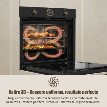 Cuptor incorporabil Samus SC630VTA9 Black - Img 5