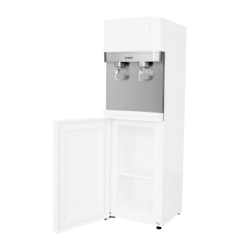 Dozator de apa de podea cu compresor Samus WDST-252CWS, Incarcare superioara, Apa calda si rece, Rezervoare inox, Siguranta copii, Alb/Argintiu - Img 4