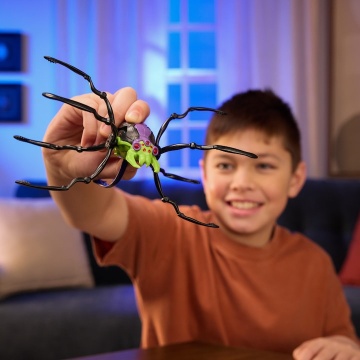Figurina Skitter Bot Hex Bots – paianjen robotizat negru - Img 6