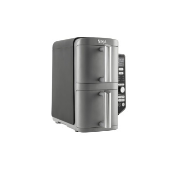 Friteuza dubla cu aer cald Ninja Double Stack 9.5L2470W, argintiu - Img 6