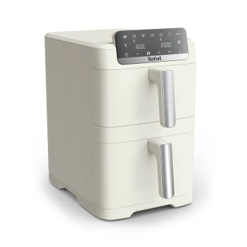Friteuza dubla cu aer cald Tefal Easy Fry Crispy Stack EY752AE0, 2700 W, 10 L - Air fryer cu 7 programe automate, 2 compartimente, temperatura ajustab - Img 12