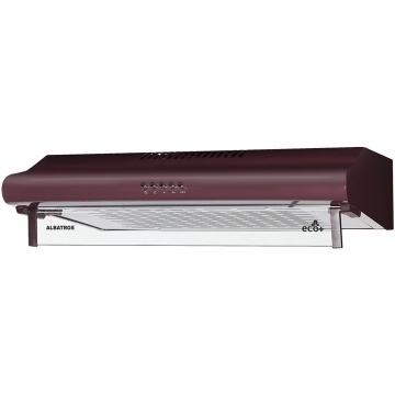 Hota Albatros H15AM Eco+, latime 50 cm, 198 m3/h, 3 trepte de absorbtie, iluminare LED, filtru acrilic, Maro