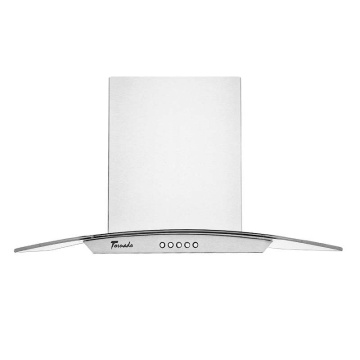 Hota tip Cupola Tornado Eva 1200 (60) LED, 1 motor Turbo, latime 60 cm, 3 viteze, absorbtie 1200 m3/ora, filtru anti-grasimi aluminiu 5 straturi, Inox - Img 1