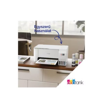 Imprimanta multifunctionala cu jet de cerneala Epson EcoTank L3276, color, A4, WiFi, alb - Img 2