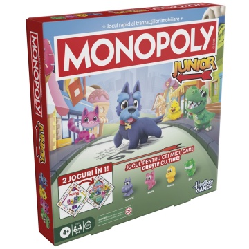 Joc monopoly junior 2in1 in limba romana
