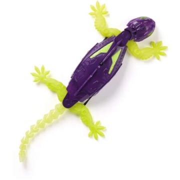 Jucarie Interactiva Spinmaster HEX BOTS Wall Crawler Gecko cu Telecomanda, Fosforescent - Img 2