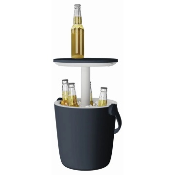 Lada frigorifica pentru bauturi Keter Go Bar, plastic, 38 x 38 x 37-60 cm, Antracit
