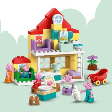 LEGO® DUPLO Peppa Pig - Casa de familie 10467, 84 piese - Img 7