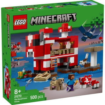 LEGO® Minecraft™ - Casa Ciuper-vaca 21270, 500 piese, 8 ani+ - Img 2