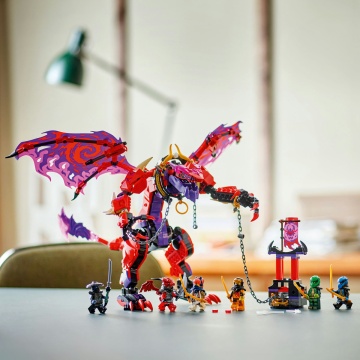 LEGO® Ninjago™ - Dragonul haosului Thunderfang 71832, 668 piese - Img 6