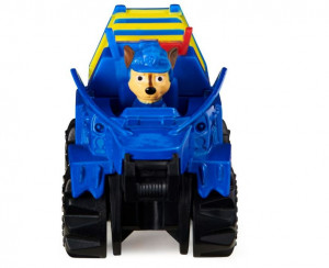 Masinuta Paw Patrol Dino Rescue, Chase, Albastru, 10 cm - Img 2