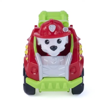 Mini vehicul cu figurina, Paw Patrol the Dino Movie, Pup Squad Racers, Marshall - Img 3