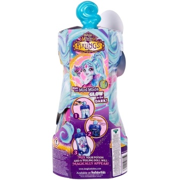 Papusa Pixling Magic Mixies - Galaxy Hair, Flyt - Img 4