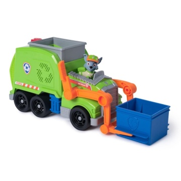 PAW Patrol, Camionul de Reciclare Crush N’ Roll cu Rocky, Multicolor, 3 ani + - Img 4