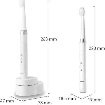 Periuta de dinti Panasonic Sonic vibration EW-DM81-W503, 31.000 oscilatii, Alb - Img 2