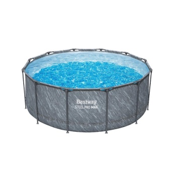 Piscina cu cadru metalic, Ø 366 cm, H 122 cm, capacitate 10 m³, cu pompa de filtrare