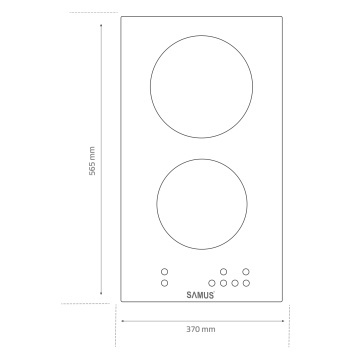 Plita incorporabila inductie Samus PSI-32BMG6 - Img 3