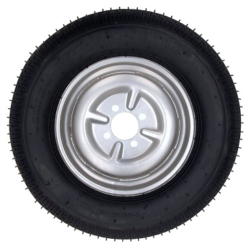 ProGARDEN Set roti complete profil rutier 5.00-12, 4 prezoane, RIM 3.00B - Img 1