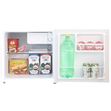(Resigilat) Frigider minibar cu o usa VIVAX MF-45E, Capacitate 43L, Clasa E, Termostat reglabil, Compartiment gheata, Usa reversibila, Raft de Sticla securizata, Înalțime 49.2 cm, Alb - Img 8