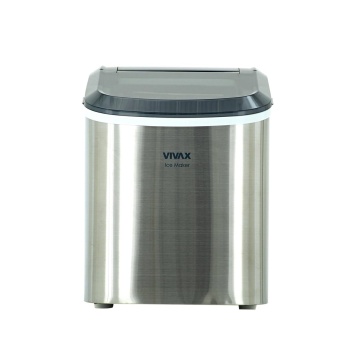 (Resigilat) Masina de gheață Vivax IM-122T, Putere 240 W, Rezervor de apă 2.2 l, Rezervor de gheață 0.7 l, Creaaza cuburi intre 6 - 13 minute, Marimi variabile ale cuburilor de gheață, Argintiu