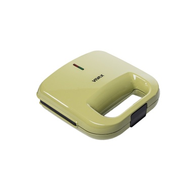 Sandwich maker Vivax TS-7504G, 750 W, Placi neaderente, Termostat, Verde - Img 2