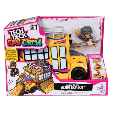 Set Tech Deck - Sk8 Crew, Autobuz