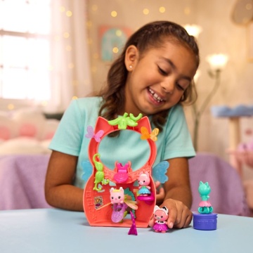 Spin Master - Gabbys dollhouse fairylandia set de joaca zana pisicuta cu figurine si accesorii - Img 9
