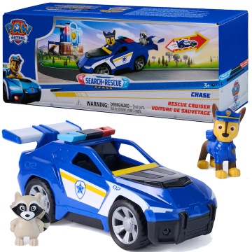 Spin Master - Set jucărie Rescue Cruiser Chase cu motor de retragere și figurine - Img 2