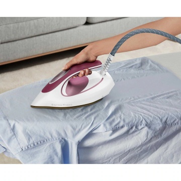 Statie de calcat Tefal Express Protect SV9201E0, 2800W, talpa Durilium Airglide, 7.5 bari, jet de abur 530 g/min, rezervor apa 1.8L, colector anticalcar, alb/mov - Img 10