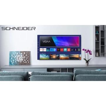 Televizor SMART VIDAA Schneider LED50‑SC691K, 127 cm (50”), 4K UHD, DLED, Borderless, Unghi larg 178°, 3x HDMI, Clasa F, Negru - Img 5