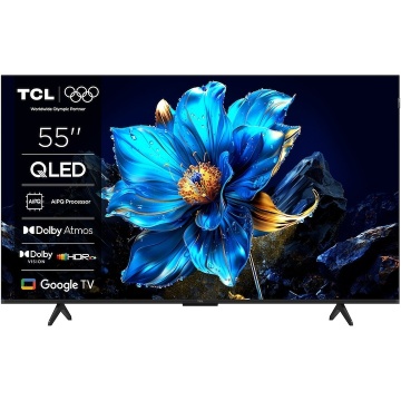 Televizor TCL QLED 55P71K, 139 cm, Smart Google TV, 4K Ultra HD, Clasa F (Model 2025)