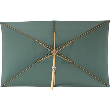 Umbrela terasa, aluminiu/poliester, 300 x 194 cm, H 255 cm, verde - Img 2