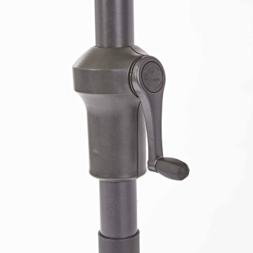 Umbrela terasa, aluminiu/poliester, Ø 296 cm, H 247 cm, galbena - Img 9