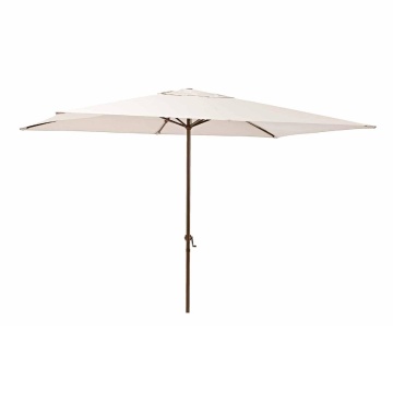 Umbrela terasa, otel/poliester, 300 x 194 cm, H 255 cm, bej
