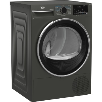 Uscator de rufe Beko B3T49233M Pompa de caldura, 9 kg, 15 programe, Clasa D, Iron Finish, RecycledDry, OptiSense, Aquawave, Hygienic Refresh, Antracit - Img 7