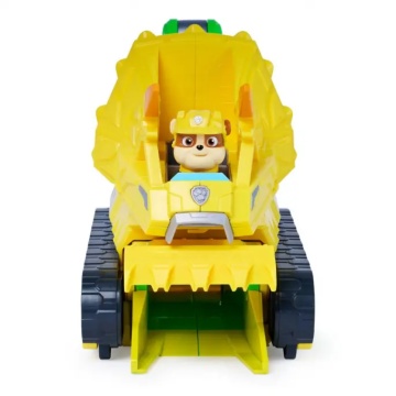 Vehicul cu figurine, Paw Patrol the Dino Movie, Chomp and Rescue Bulldozer - Img 4