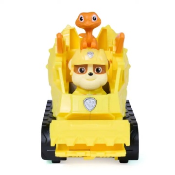 Vehicul de salvare cu figurina, Paw Patrol, Dino Rescue Bulldozer, Rubble - Img 3
