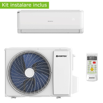 Aer conditionat Vortex Wi-Fi ready VAI1223FFWR, 12000 BTU, clasa energetica A++, cu kit de instalare inclus