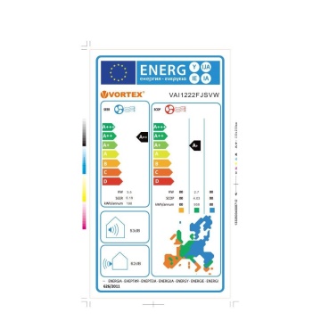 Aer conditionat Vortex Wi-Fi VAI1222FJSVW, 12000 BTU, clasaenergetica A++, cu kit de instalare inclus - Img 5