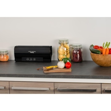 Aparat de vidat Tefal VacuPack Classic VT254070, 110 W, functie de sigilare si vidare automata, 2 programe, negru - Img 9